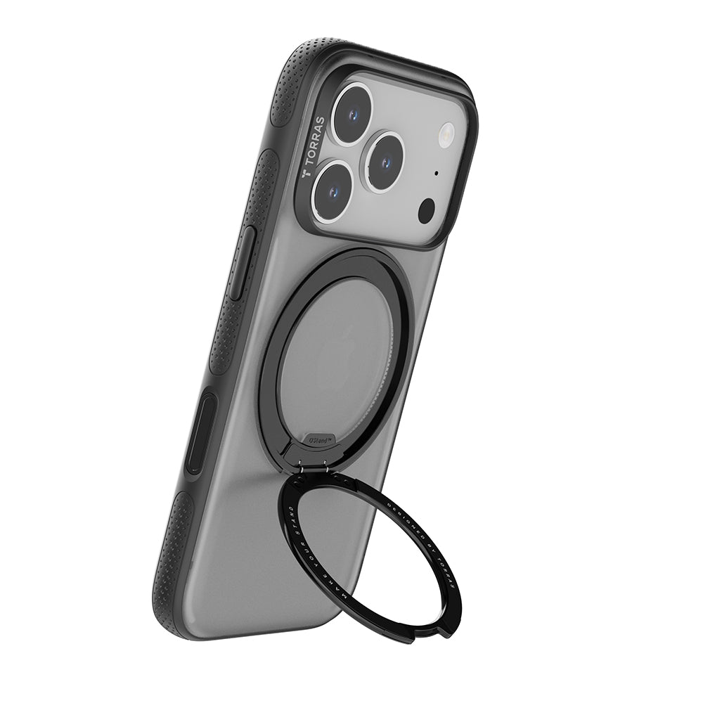 MagSafe-deksel for Apple iPhone 17 Pro Max, Torras, Ostand R Fitness, Gjennomsiktig