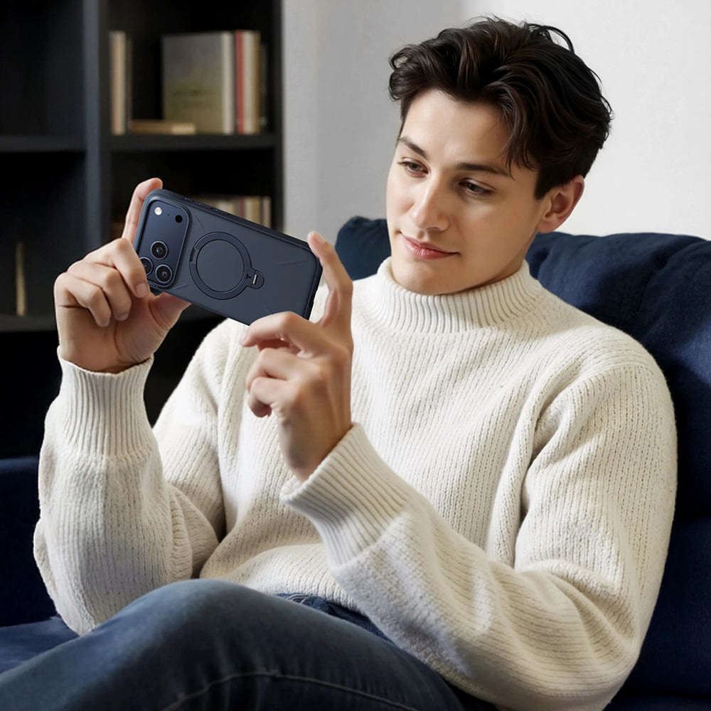 MagSafe-deksel for Apple iPhone 17 Pro Max, Torras, QPRO Silicone, Gull