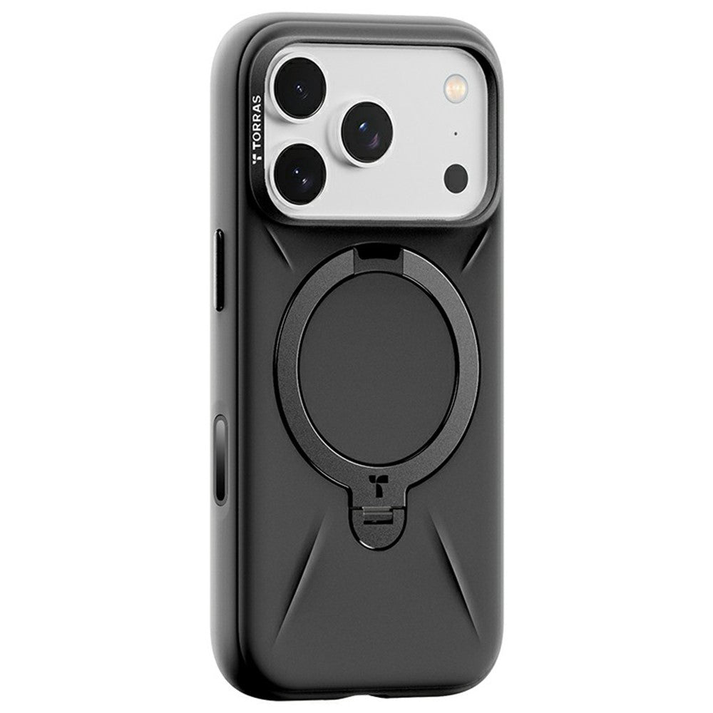 MagSafe-deksel for Apple iPhone 17 Pro Max, Torras, QPRO Silicone, Svart
