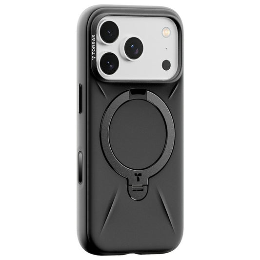 MagSafe-deksel for Apple iPhone 17 Pro Max, Torras, QPRO Silicone, Svart