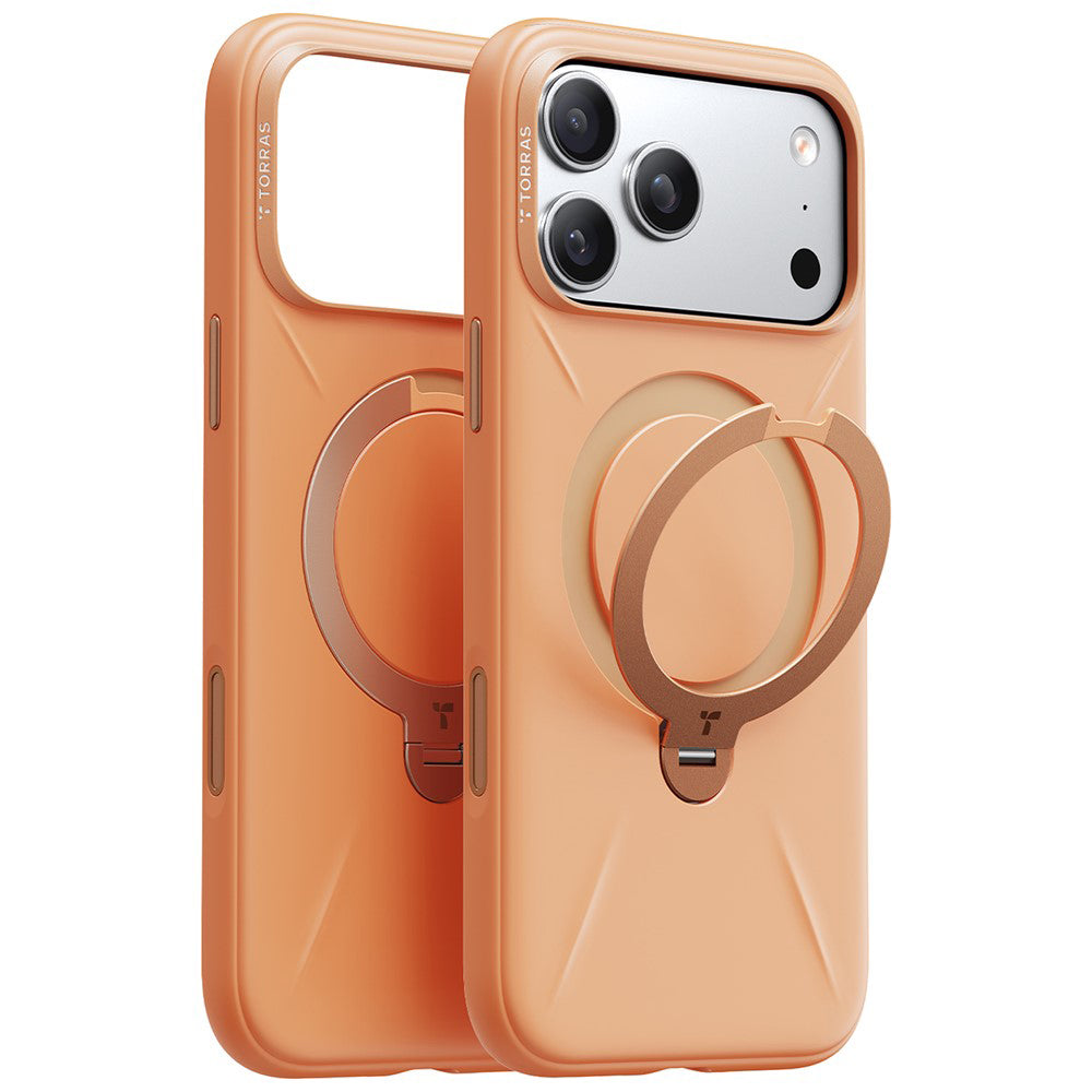 MagSafe-deksel for Apple iPhone 17 Pro Max, Torras, QPRO Silicone, Oransje