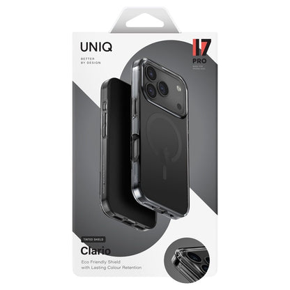 MagSafe-deksel for Apple iPhone 17 Pro Max, UNIQ, Clario MagClick, Svart
