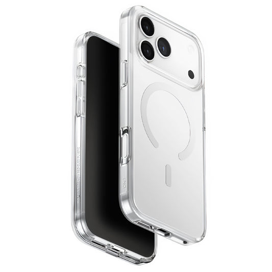 MagSafe-deksel for Apple iPhone 17 Pro Max, UNIQ, Clario MagClick, Gjennomsiktig