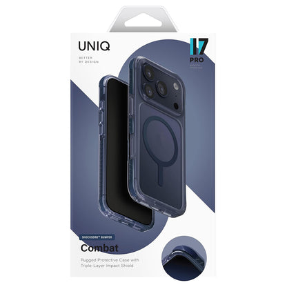 MagSafe-deksel for Apple iPhone 17 Pro Max, UNIQ, Combat MagClick, Blå
