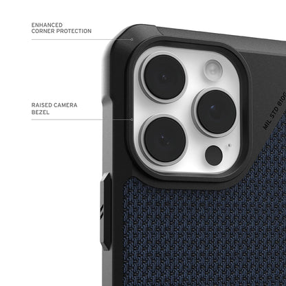 MagSafe-deksel for Apple iPhone 17 Pro Max, Urban Armor Gear, Metropolis LT Kevlar, Marineblå