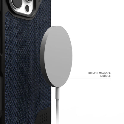 MagSafe-deksel for Apple iPhone 17 Pro Max, Urban Armor Gear, Metropolis LT Kevlar, Marineblå