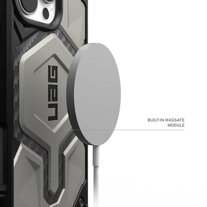 MagSafe-deksel for Apple iPhone 17 Pro Max, Urban Armor Gear, Monarch Pro Kevlar, Svart