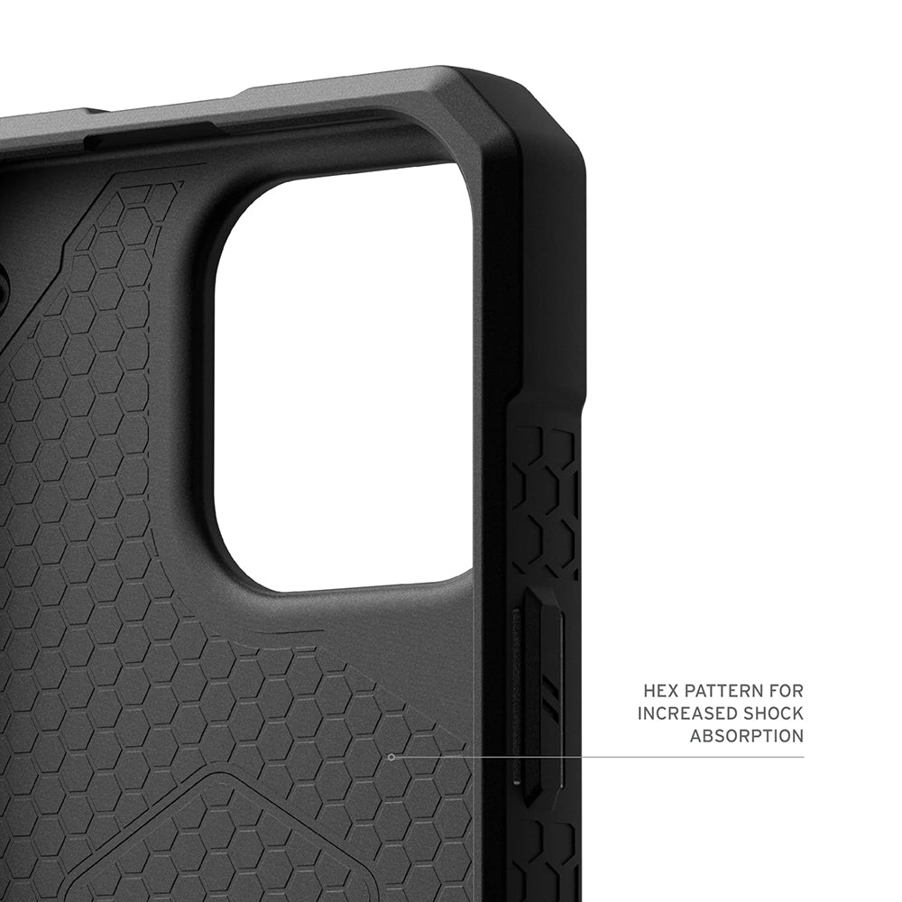 MagSafe-deksel for Apple iPhone 17 Pro Max, Urban Armor Gear, Monarch Pro Kevlar, Svart