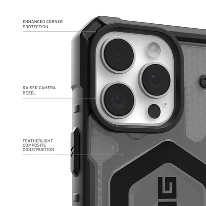 MagSafe-deksel for Apple iPhone 17 Pro Max, Urban Armor Gear, Pathfinder Clear, Grå