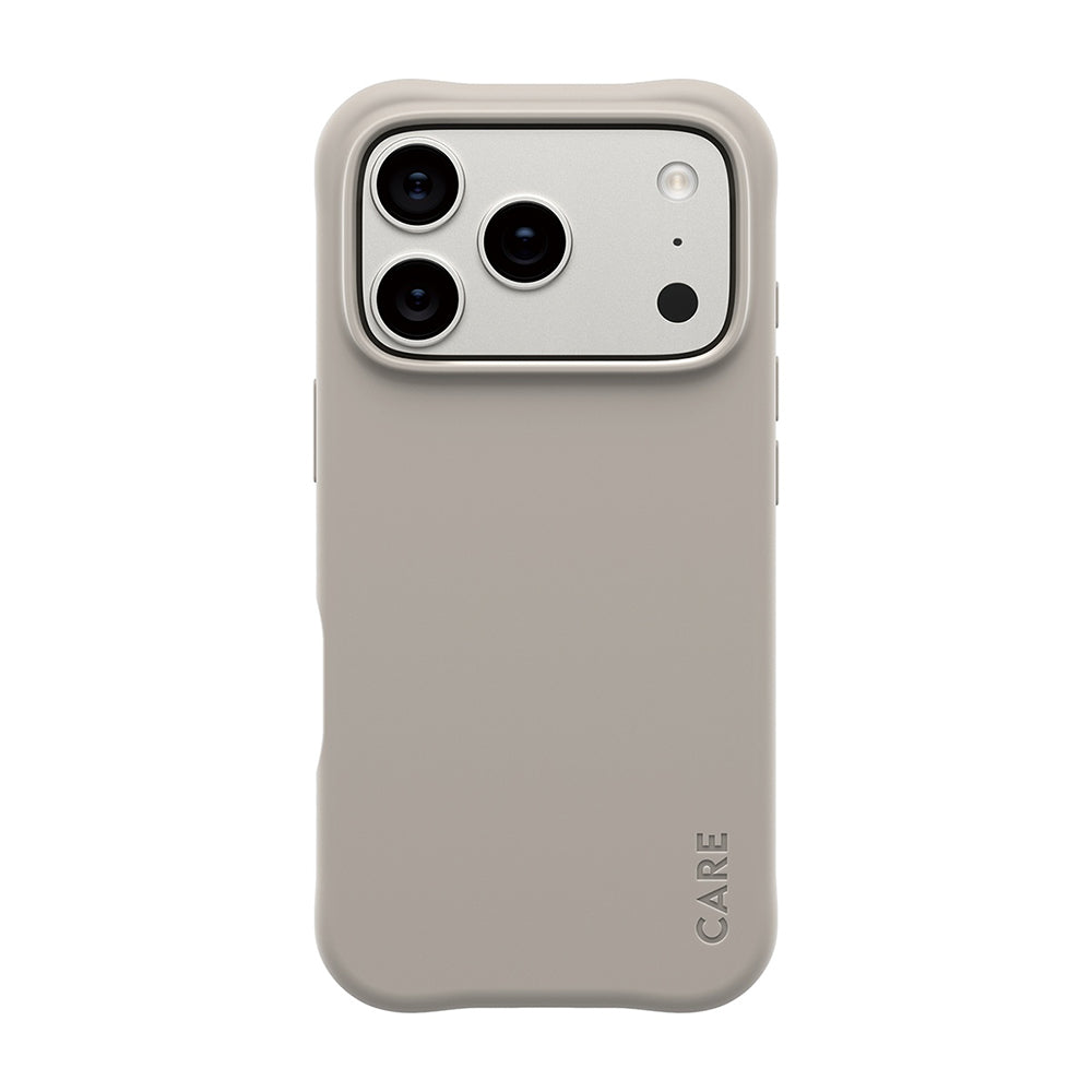 MagSafe-deksel for Apple iPhone 17 Pro, PanzerGlass, Care Fashionable, Beige