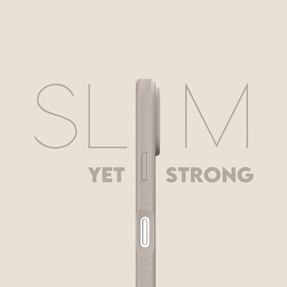 MagSafe-deksel for Apple iPhone 17 Pro, PanzerGlass, Care Fashionable, Beige