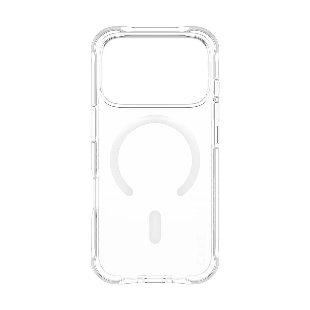 MagSafe-deksel for Apple iPhone 17 Pro, PanzerGlass, Motebevisst, Transparent Hvit