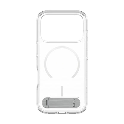 MagSafe-deksel for Apple iPhone 17 Pro, PanzerGlass, Care Feature Kickstand, Gjennomsiktig
