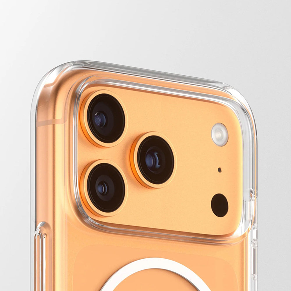 MagSafe-deksel for Apple iPhone 17 Pro, PanzerGlass, Care Feature Kickstand, Gjennomsiktig