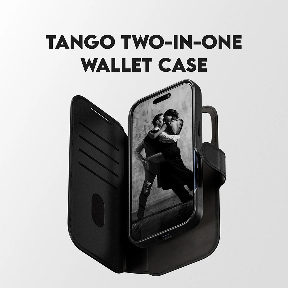 MagSafe-deksel for Apple iPhone 17 Pro, PanzerGlass, Care Feature Tango Two-in-One, Svart