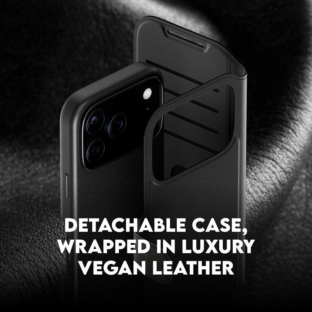 MagSafe-deksel for Apple iPhone 17 Pro, PanzerGlass, Care Feature Tango Two-in-One, Svart