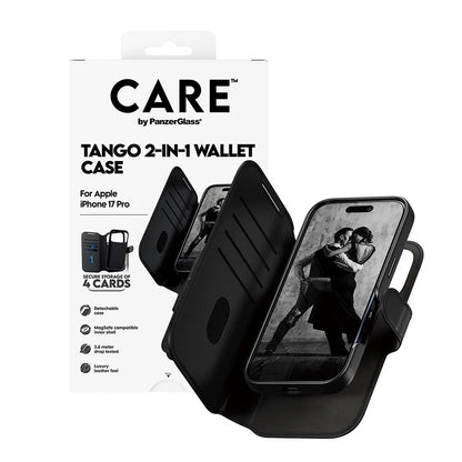 MagSafe-deksel for Apple iPhone 17 Pro, PanzerGlass, Care Feature Tango Two-in-One, Svart