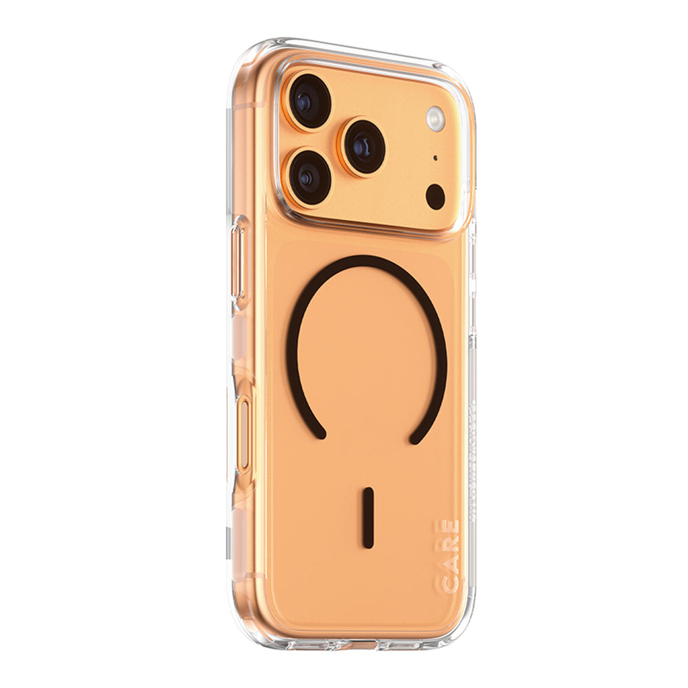MagSafe-deksel for Apple iPhone 17 Pro, PanzerGlass, Urban Explorer Care, Svart Transparent
