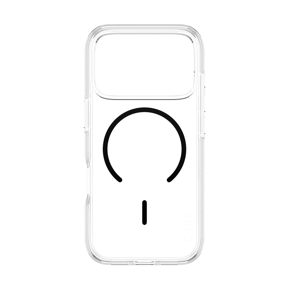 MagSafe-deksel for Apple iPhone 17 Pro, PanzerGlass, Urban Explorer Care, Svart Transparent