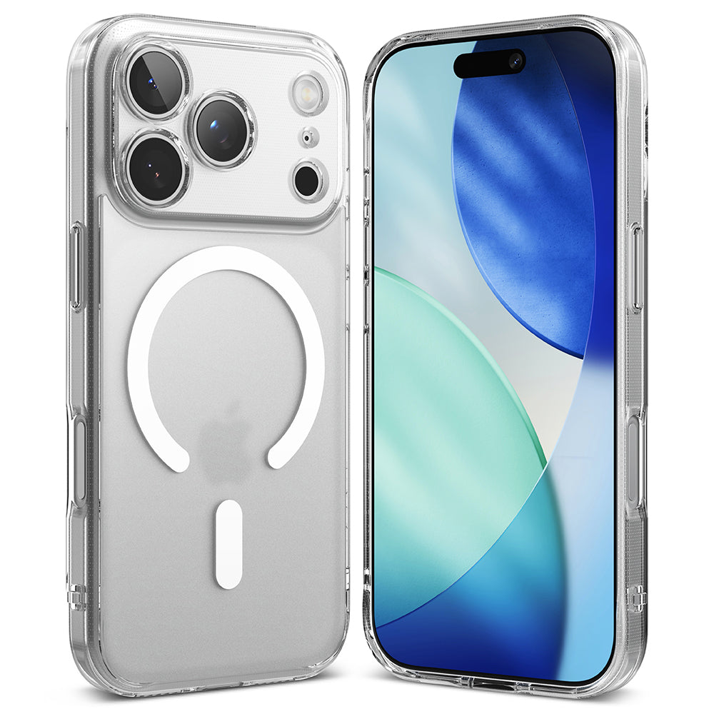 MagSafe-deksel for Apple iPhone 17 Pro, Ringke, Fusion, Matt Transparent