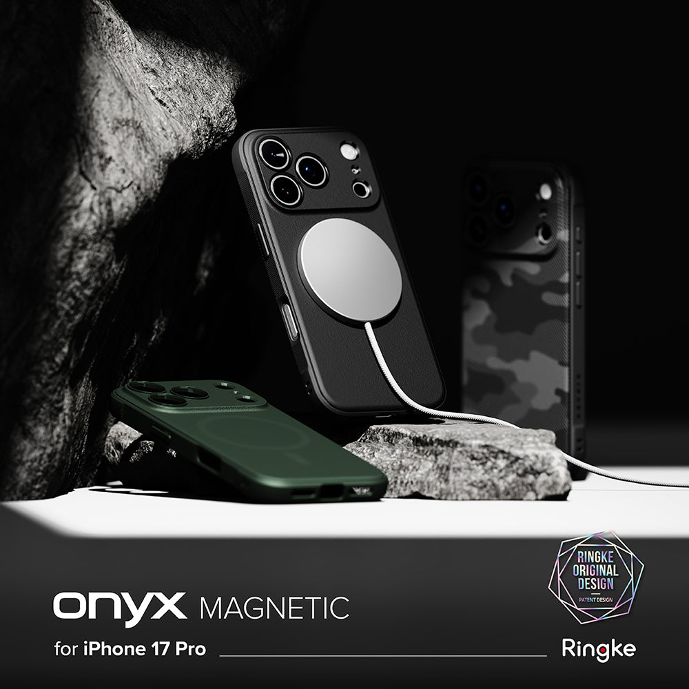 MagSafe-deksel for Apple iPhone 17 Pro, Ringke, Onyx, Mørkegrønn