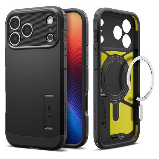 MagSafe-deksel for Apple iPhone 17 Pro, Spigen, Tough Armor T, Svart