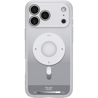 MagSafe-deksel for Apple iPhone 17 Pro, Spigen, Ultra Hybrid Classic, Sølv