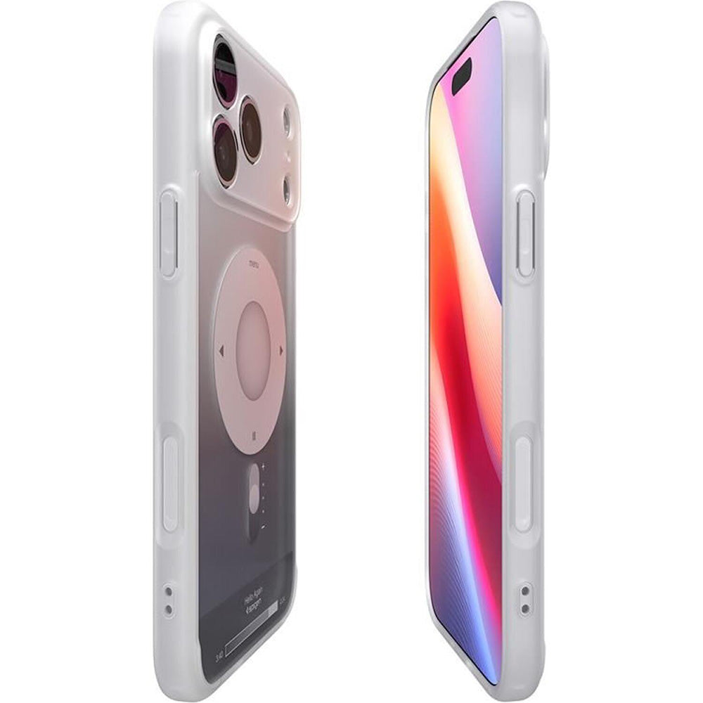 MagSafe-deksel for Apple iPhone 17 Pro, Spigen, Ultra Hybrid Classic, Sølv