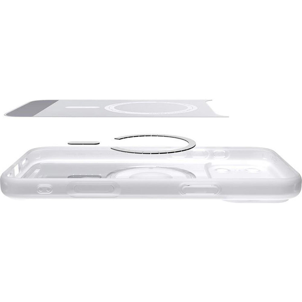 MagSafe-deksel for Apple iPhone 17 Pro, Spigen, Ultra Hybrid Classic, Sølv