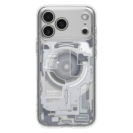 MagSafe-deksel for Apple iPhone 17 Pro, Spigen, Ultra Hybrid Zero One, Hvit