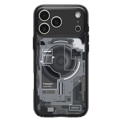 MagSafe-deksel for Apple iPhone 17 Pro, Spigen, Ultra Hybrid Zero One, Svart