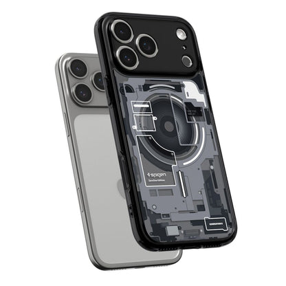 MagSafe-deksel for Apple iPhone 17 Pro, Spigen, Ultra Hybrid Zero One, Svart