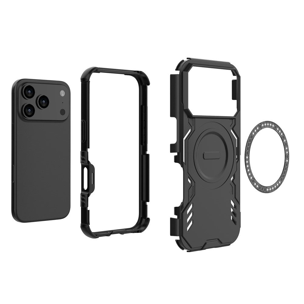MagSafe-deksel for Apple iPhone 17 Pro, Techsuit, ArmorMag, Blå
