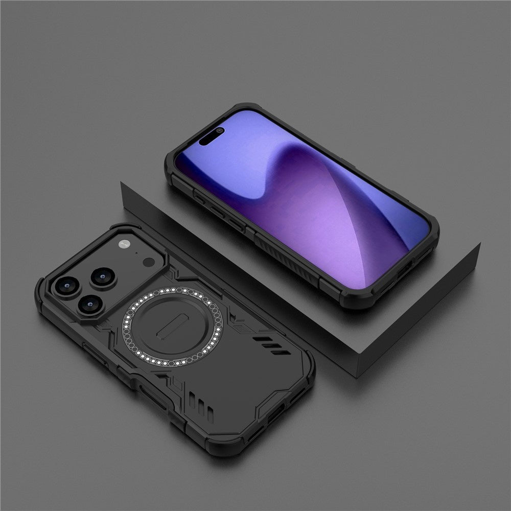 MagSafe-deksel for Apple iPhone 17 Pro, Techsuit, ArmorMag, Svart