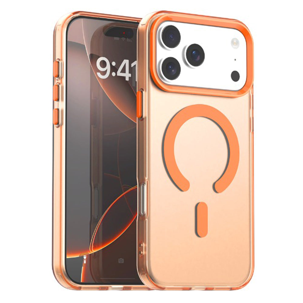 MagSafe-deksel for Apple iPhone 17 Pro, Techsuit, CandyCase, Oransje