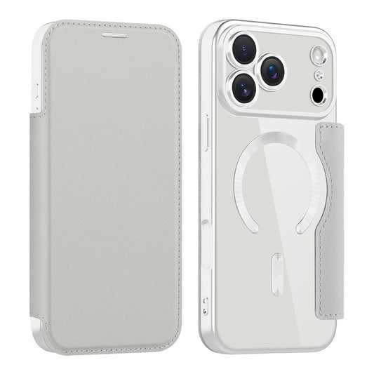 MagSafe deksel for Apple iPhone 17 Pro, Techsuit, SmartMag Book, Grå