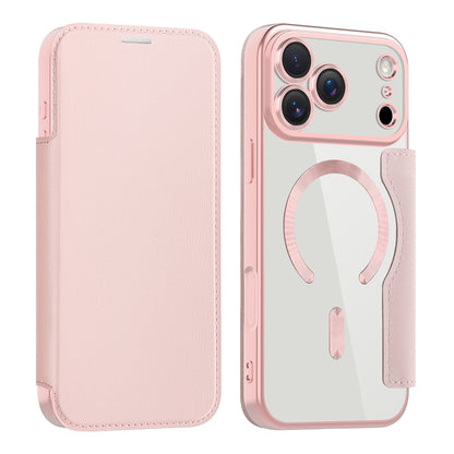 MagSafe-deksel for Apple iPhone 17 Pro, Techsuit, SmartMag Book, Rosa