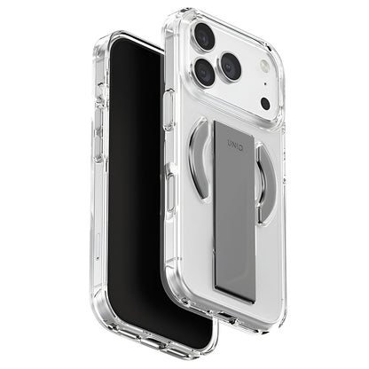 MagSafe-deksel for Apple iPhone 17 Pro, UNIQ, Heldro Air MagClick, Transparent Grå
