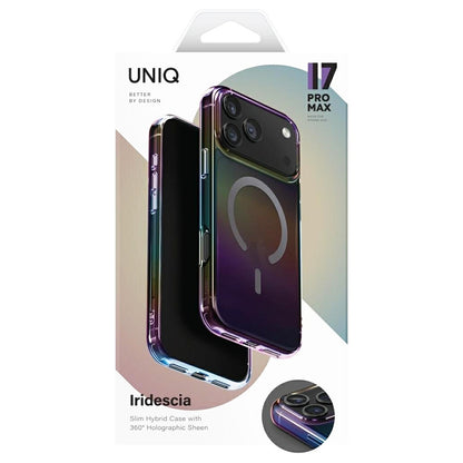 MagSafe deksel for Apple iPhone 17 Pro, UNIQ, Iridescia MagClick, Aurora