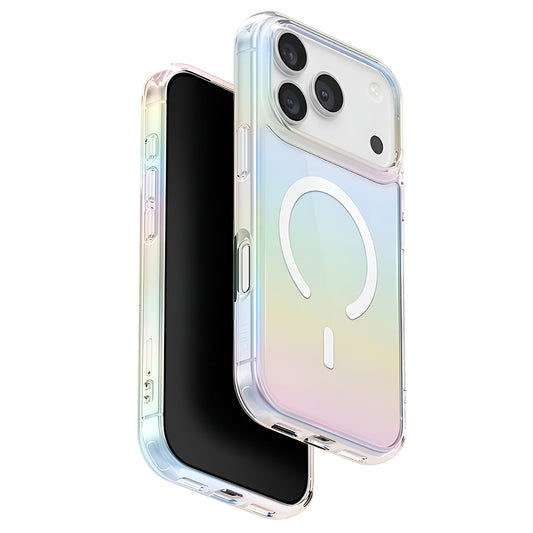 MagSafe-deksel for Apple iPhone 17 Pro, UNIQ, Iridescia MagClick, Flerfarget