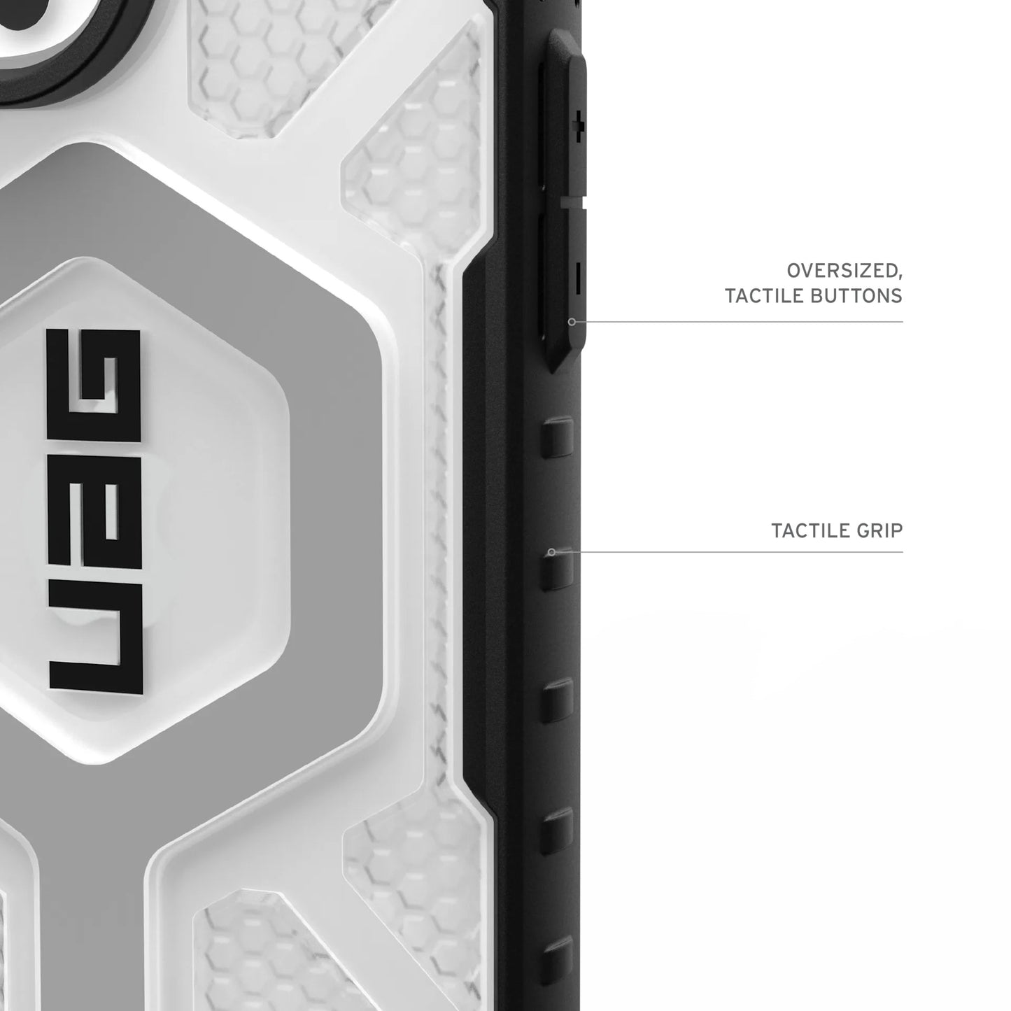 MagSafe-deksel for Apple iPhone 17 Pro, Urban Armor Gear, Pathfinder Clear, Gjennomsiktig