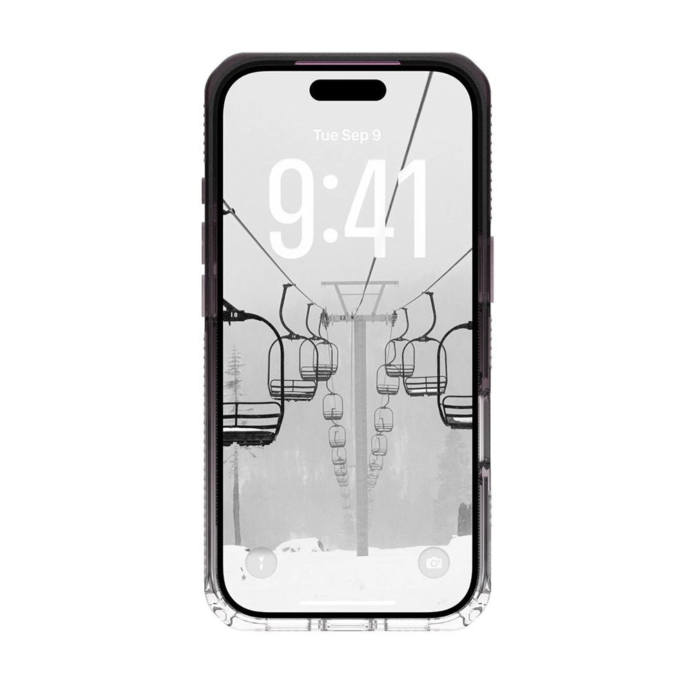 MagSafe-deksel for Apple iPhone 17 Pro, Urban Armor Gear, Plyo, Gjennomsiktig Svart