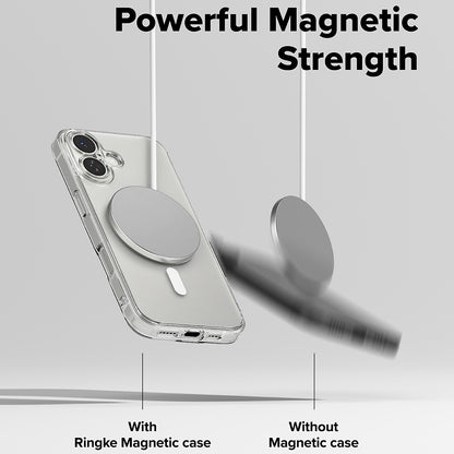 MagSafe-deksel for Apple iPhone 17, Ringke, Fusion, Matt Transparent