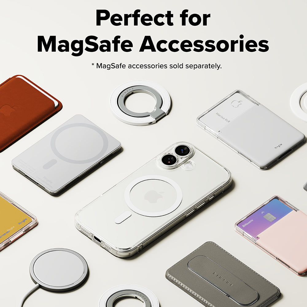 MagSafe-deksel for Apple iPhone 17, Ringke, Fusion, Matt Transparent