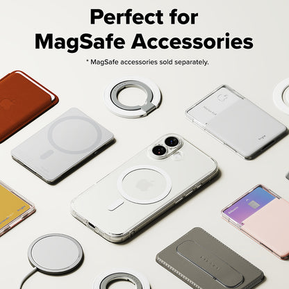 MagSafe-deksel for Apple iPhone 17, Ringke, Fusion, Matt Transparent
