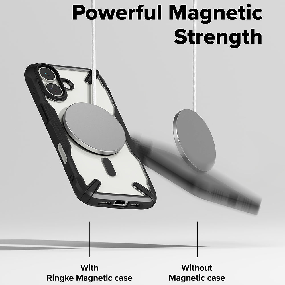 MagSafe-deksel for Apple iPhone 17, Ringke, Fusion X, Svart
