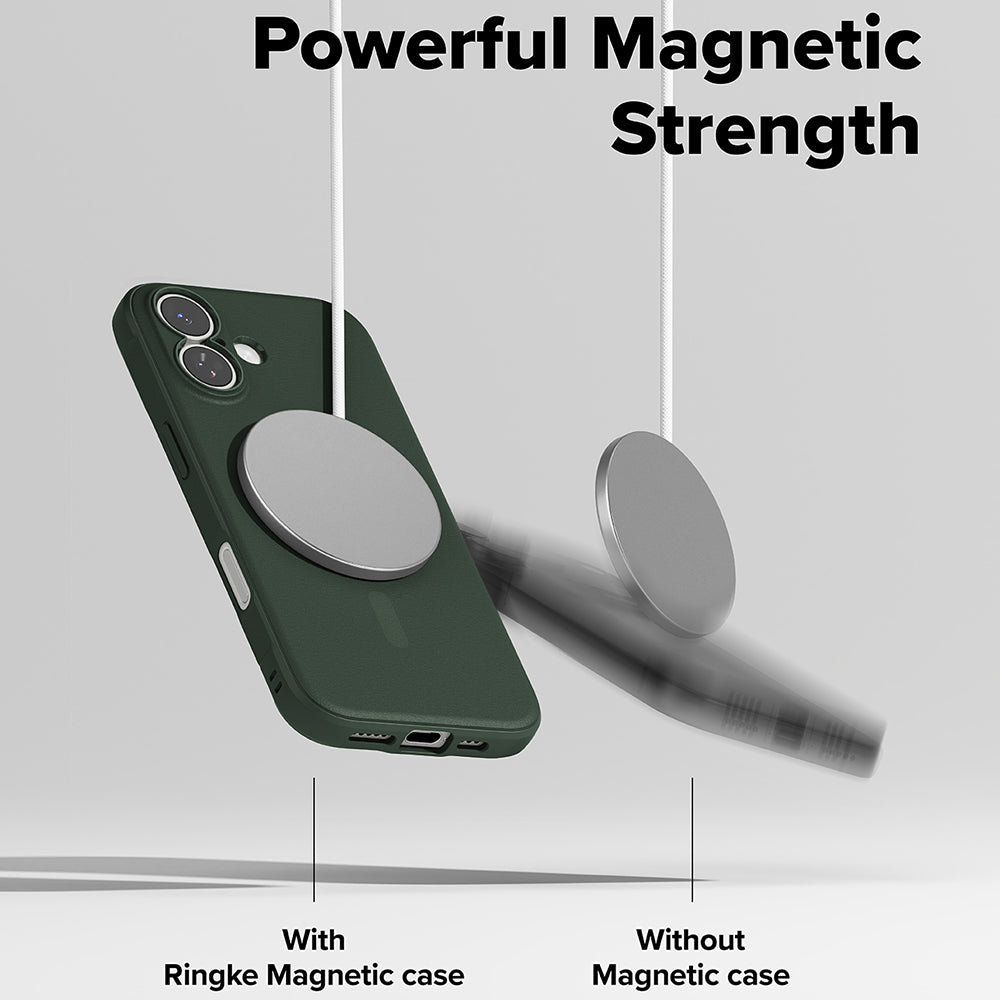 MagSafe-deksel for Apple iPhone 17, Ringke, Onyx, Mørkegrønn
