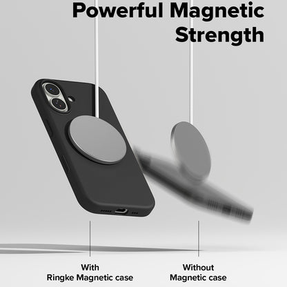 MagSafe-deksel for Apple iPhone 17, Ringke, Silikon, Svart