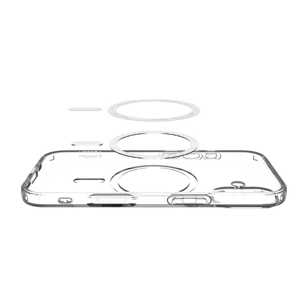 MagSafe-deksel for Apple iPhone 17, Spigen, Liquid Crystal, Hvit