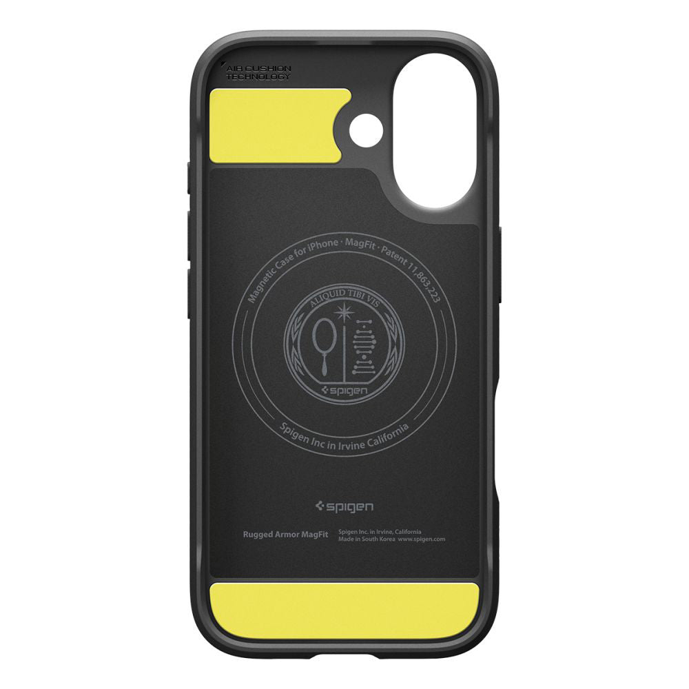 MagSafe-deksel for Apple iPhone 17, Spigen, Rugged Armor, Matt Svart